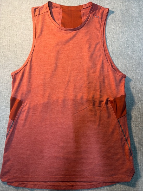 lululemon athletica Other - lululemon athletica Men's Tank Top in Heathered Coral/Orange